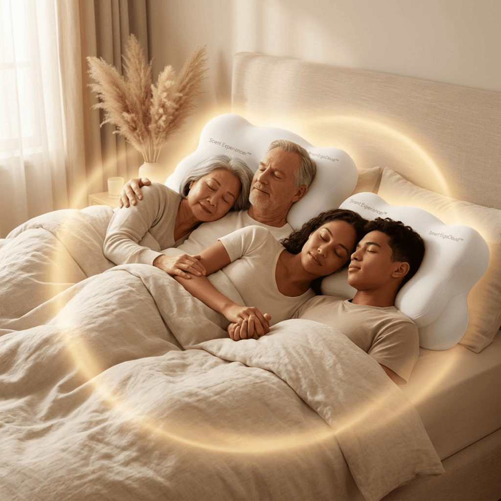 Smart ErgoCloud™ Pillow – The Ultimate Cervical Spine Support & Deep Sleep Fix