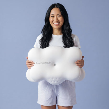 Smart ErgoCloud™ Pillow – The Ultimate Cervical Spine Support & Deep Sleep Fix