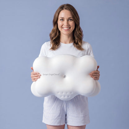 Smart ErgoCloud™ Pillow – The Ultimate Cervical Spine Support & Deep Sleep Fix